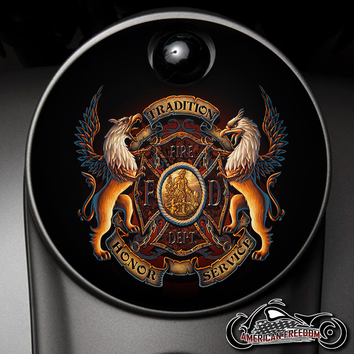 Custom Fuel Cover - Fire Dept. Tradition Honor Service